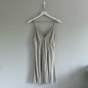 LUSH Light Gray Tank Top Dress Size L